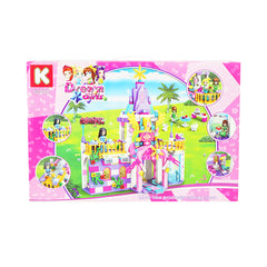 Dream Girls Elsa's Angel Castle and Anna's Dream Castle Mini Block Collectible Toys gift for Kids