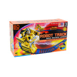 Robot Deformation to Vehicle and Vehicle to Robot  with Multiple Layout Track Toys gift for Kids