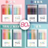 10 Pieces Fineliner Tip Colored Pens Writing Drawing Marker Pens Set for Bullet Journal Planner Note Calendar Coloring Art Projects