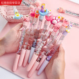 Random Creative Fairy Stick Cute Cartoon Star Oil Quicksand Magic Dazzle Color Neutral Gel Ink Pen