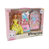Pretend & Play 12 Inches Fashionista Princess Doll with Complete Accessories Toys Best Gift For Kids