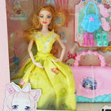 Pretend & Play 12 Inches Fashionista Princess Doll with Complete Accessories Toys Best Gift For Kids