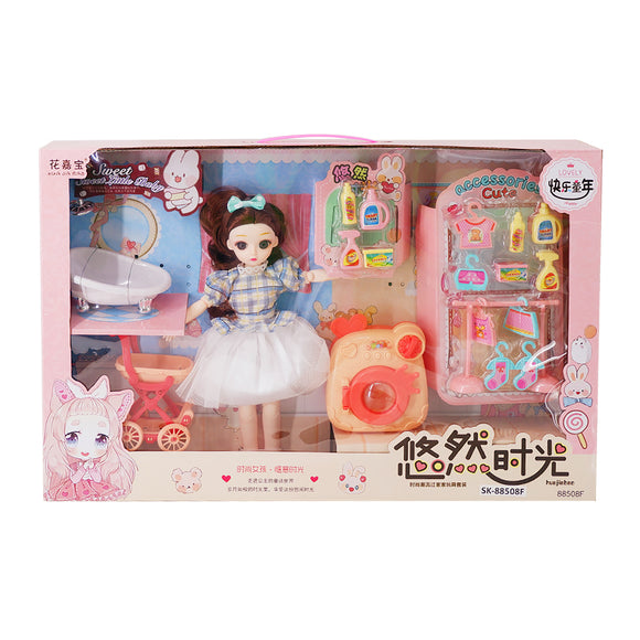 Pretend Playset Sweet Little Baby Princess Doll with Cute Accessories Toys best gift for Kids