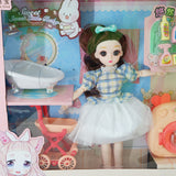 Pretend Playset Sweet Little Baby Princess Doll with Cute Accessories Toys best gift for Kids