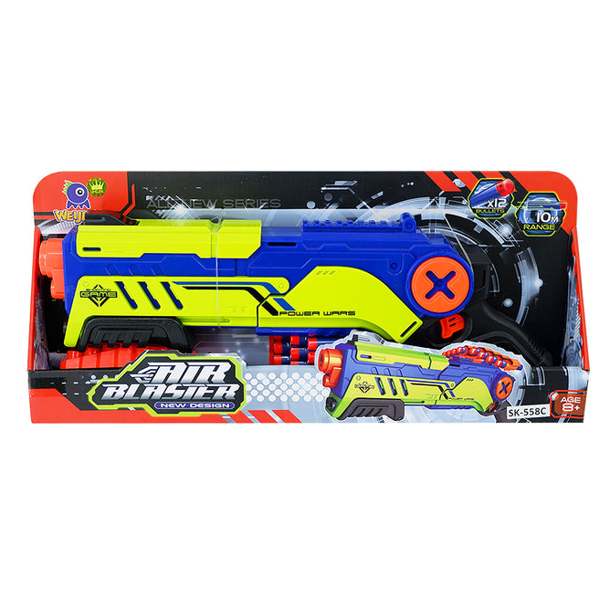 Long Distance Blaster Shots Toy Guns for Kids with 12 Soft Foam Dart and Target Toys gift for Kids