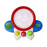 Early Learning Happy Face Little Drummer with Lights and Sound Tap Drum best gift for Kids