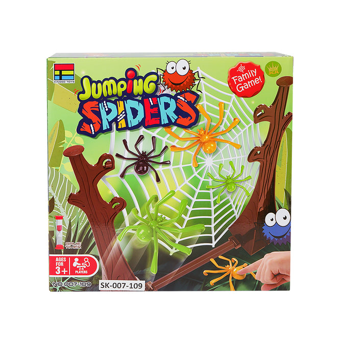 Early Learning Jumping Spiders Kids Friends and Family Game for 2-4 Players