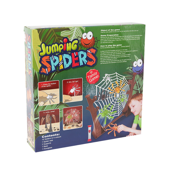 Early Learning Jumping Spiders Kids Friends and Family Game for 2-4 Players