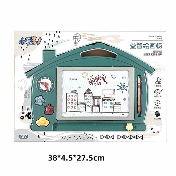 Early Learning Magnetic Puzzle Drawing Board for Children Educational Toys