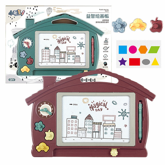 Early Learning Magnetic Puzzle Drawing Board for Children Educational Toys