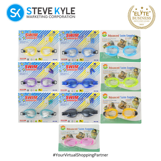 Kids Swimming Goggles Pool Beach Sea Swim Glasses with Ear Plug Nose Clip