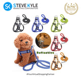 Reflective Dog Harness Lead Leash Collars Set Adjustable Naughty Dog Vest For Safety