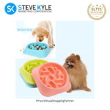 Dog Slow Eating Feeder Pet Bowl Durable Non-Toxic Preventing Choking Healthy Design Bowl for Dogs