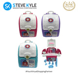Mini Pretend Playset Medical Equipment Set Backpack Toys For Children