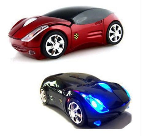 MC1-B Car Shape Ergonomic Wireless Mouse Battery Operated