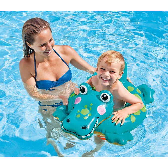 Intex Inflatable Animal Shapes Floating Swim Ring for Kids Outdoor Fun