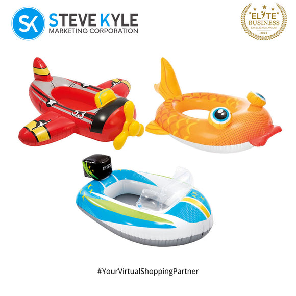 Intex Inflatable Pool Cruiser Cute Design Floater for Kids Outdoor Fun