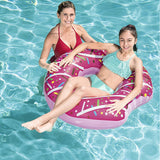 Bestway 36118 Inflatable Classic Donut-Shaped Swimming Ring Pool Float