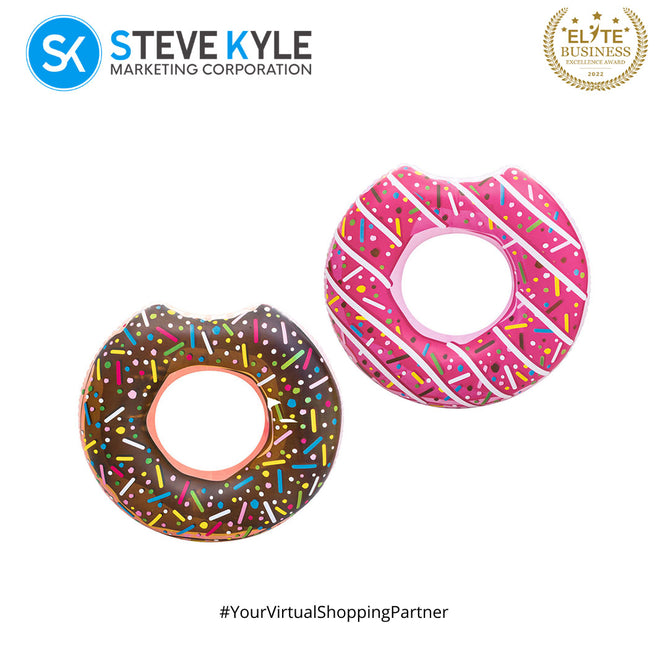 Bestway 36118 Inflatable Classic Donut-Shaped Swimming Ring Pool Float