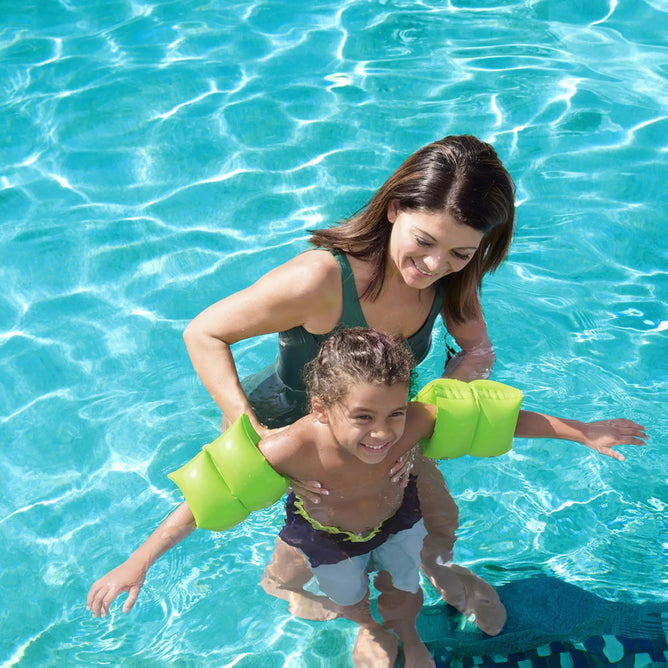 Bestway 32005 Inflatable Plain Swimming Armbands Floaters for Kids