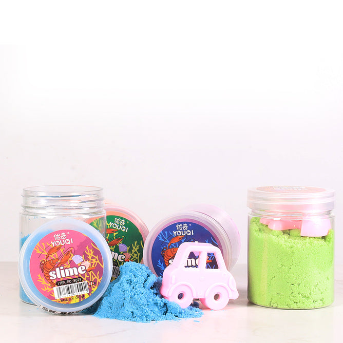 Soft Cotton Magic Sand Cute Beach toy with Container for Children Toys