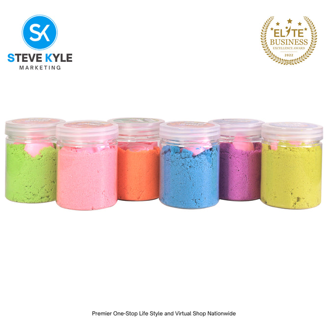 Soft Cotton Magic Sand Cute Beach toy with Container for Children Toys