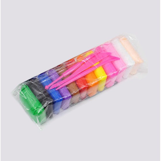 Color Handmade 3D Clay with Tools, Lightweight Clay for Arts and Crafts