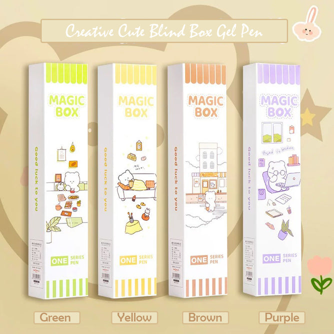 Suprised Creative Cute Magic Box Gel Pen