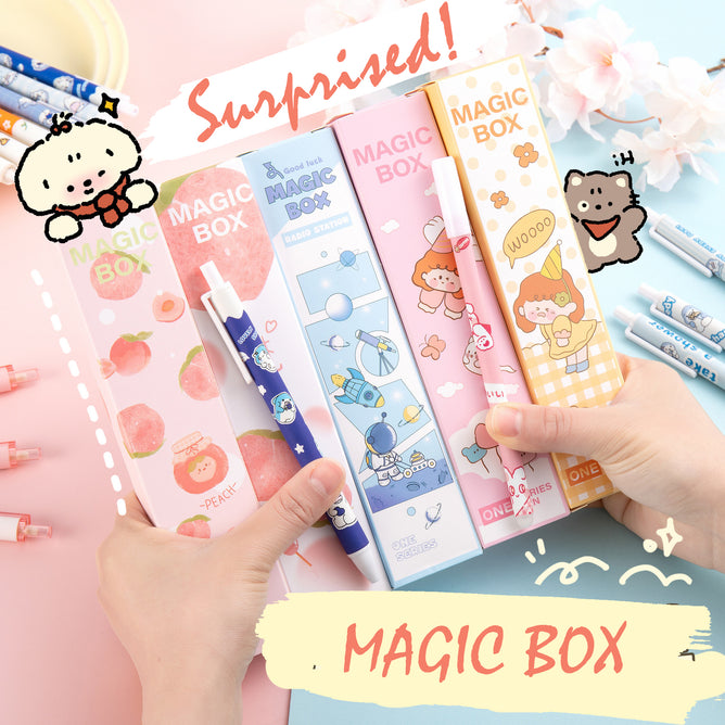 Suprised Creative Cute Magic Box Gel Pen