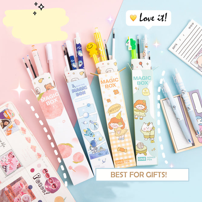 Suprised Creative Cute Magic Box Gel Pen