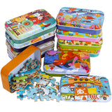 60Pcs Jigsaw Puzzle Early Educatinal Cartoon Wooden Puzzle Toy