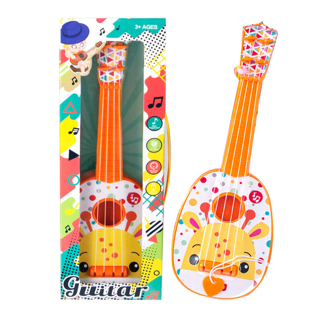 Children Musical Instrument Round Animal Ukulele
