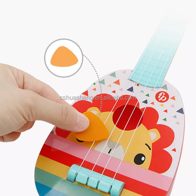 Children Musical Instrument Round Animal Ukulele