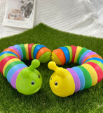 Decompression Slug Colorful Snail Transform Caterpillar Fidget Toys