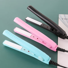 Portable 2-in-1 Mini Hair Straightener and Curler