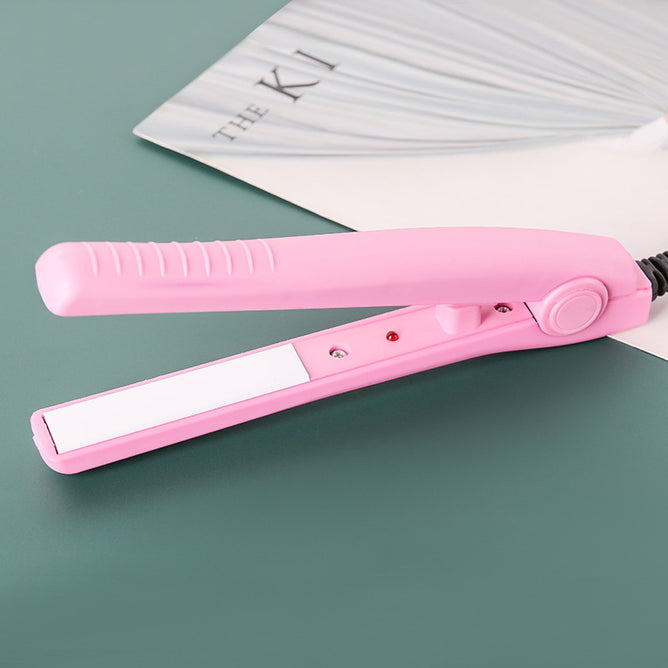Portable 2-in-1 Mini Hair Straightener and Curler