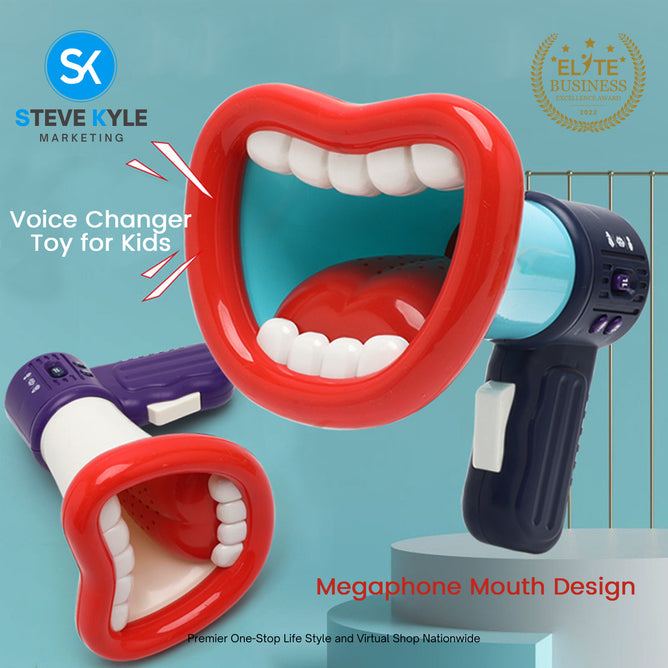 Megaphone Mouth Design Voice Changer Toy for Kids