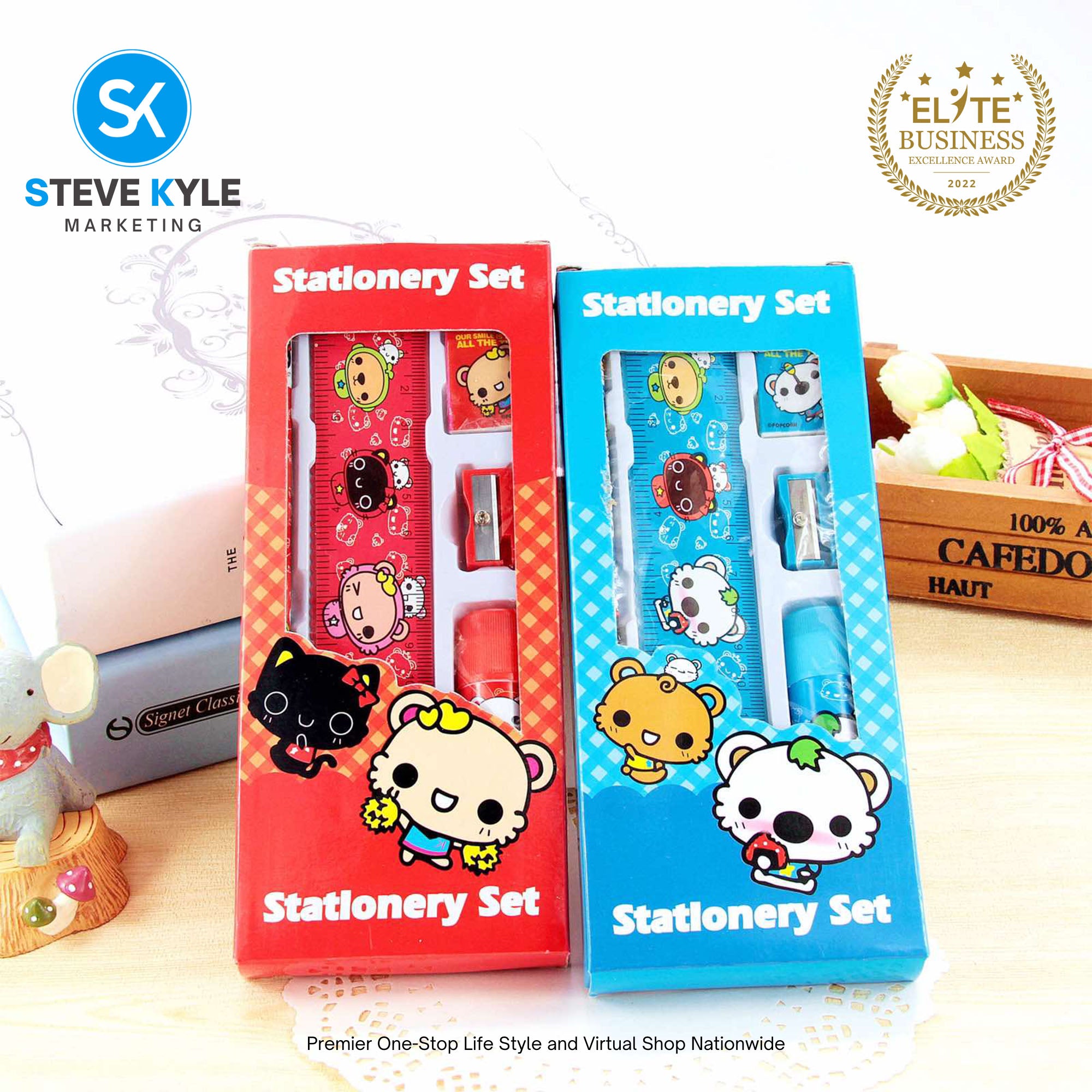 Okitoki Ruler 5in1 OKITOKI Design Stationary Set – Steve Kyle Marketing