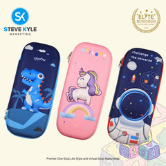 High Quality Stationery 3D Pencil Case Cartoon Character Design