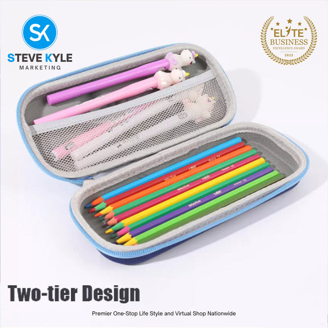 High Quality Stationery 3D Pencil Case Cartoon Character Design