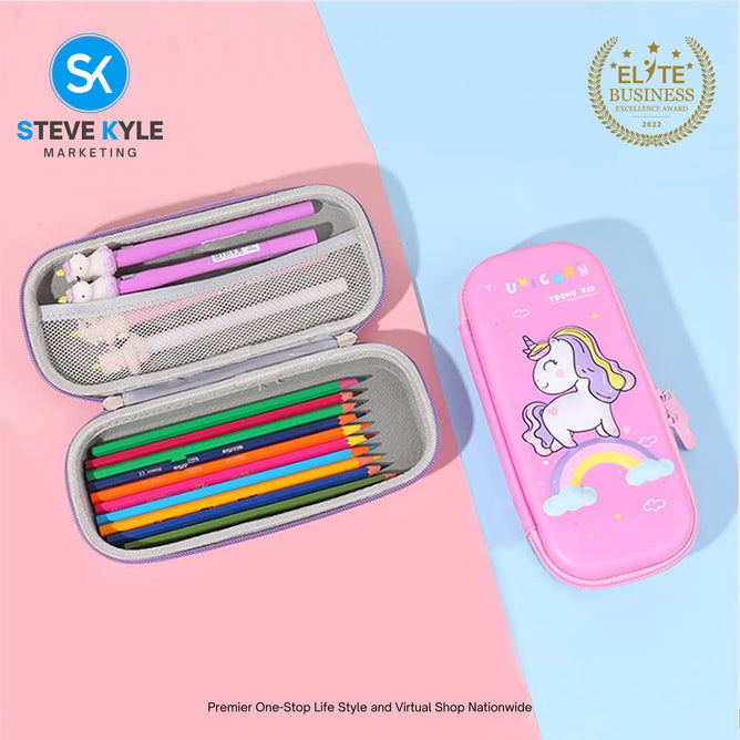 High Quality Stationery 3D Pencil Case Cartoon Character Design