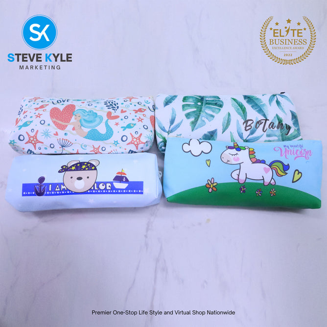 Zippered Pouch Pencil Case Stationery Stprage