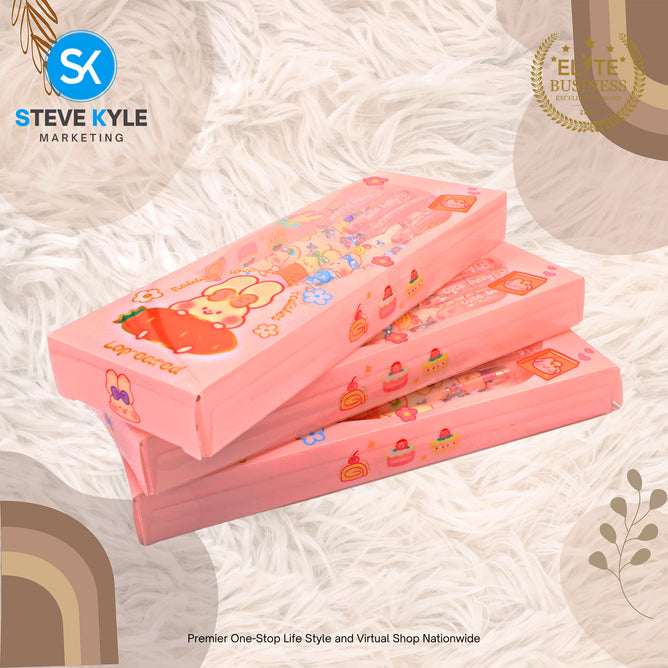 Stationery Press Pen Cartoon Bunny Design Gift Set