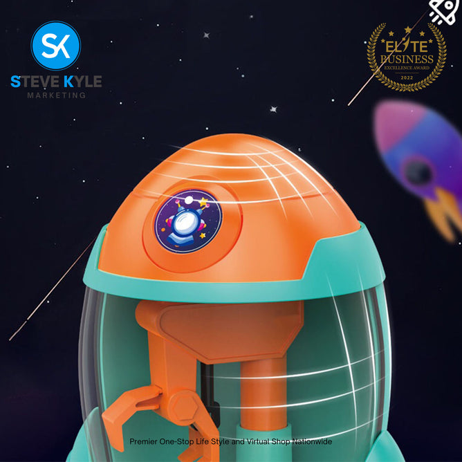 Mini Manual Candy Grabber Machine Space Rocket Design