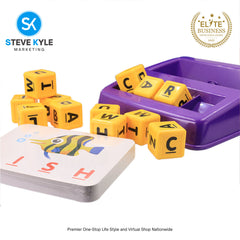Educational Toy Matching Letters with Cards For Toddlers