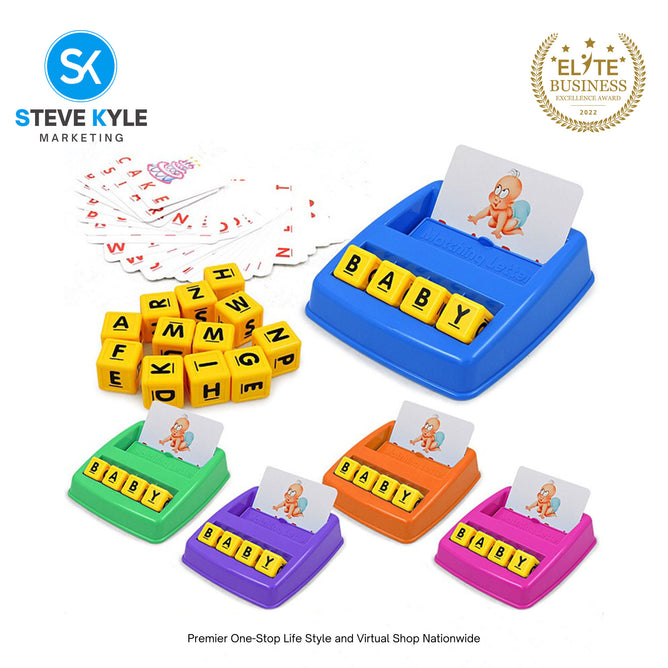 Educational Toy Matching Letters with Cards For Toddlers
