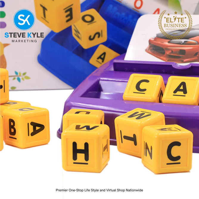 Educational Toy Matching Letters with Cards For Toddlers