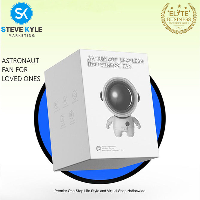 Portable Mini USB Rechargeable Astronaut Han Fan