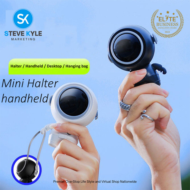 Portable Mini USB Rechargeable Astronaut Han Fan