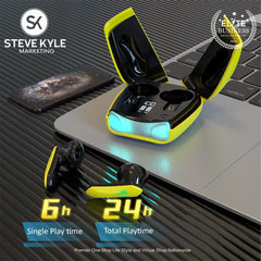 Desmond Wireless Bluetooth Waterproof Gaming Earbuds in-Ear Headphones